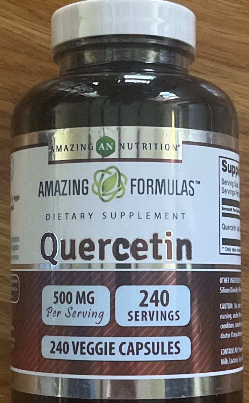 Amazing Nutrition Quercetin w/ Bromelain 240 Veggie Capsules