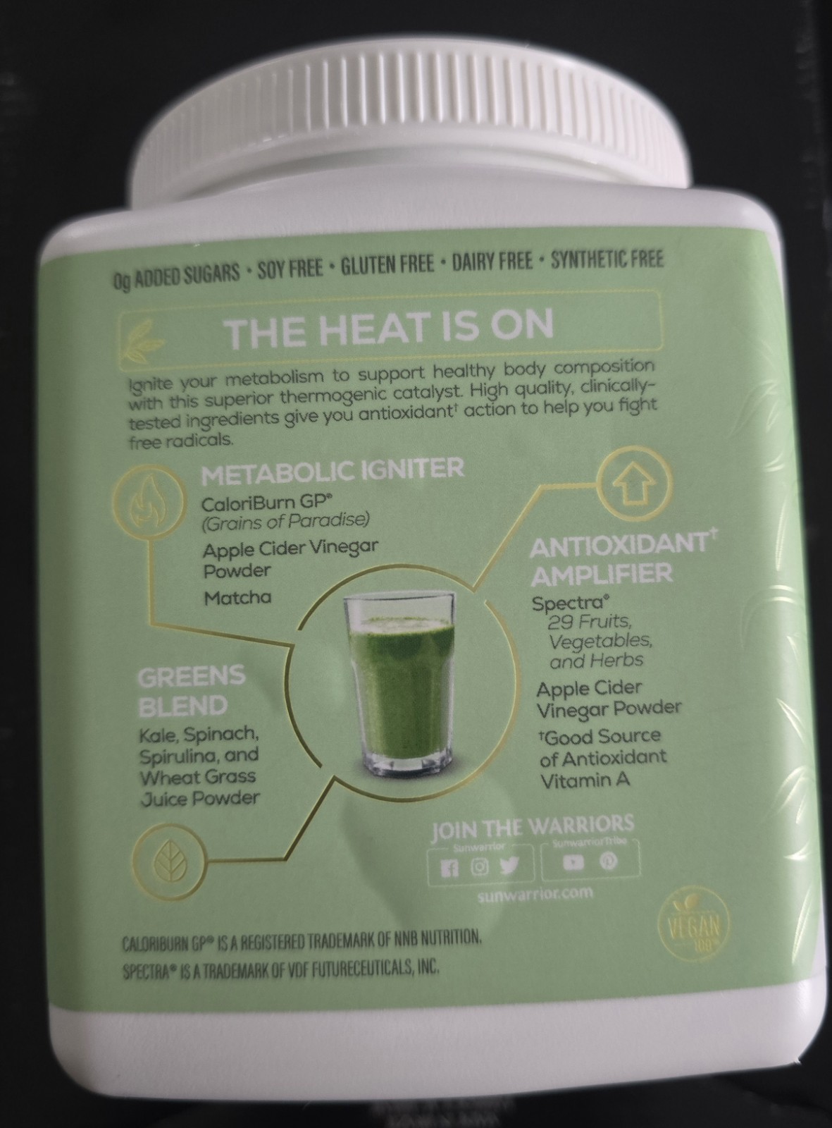 Sunwarrior Shape Thermo Greens Antioxidant Metabolic Ignitor Exp 05/27