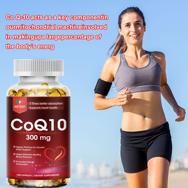 CoQ10 Coenzyme Q10 300mg Heart Support NON GMO Antioxidant Supplement 240 Caps