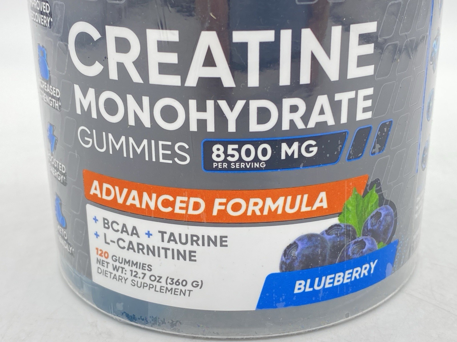 Purawex- Creatine Monohydrate- 8500 mg-120 Ct-Blueberry |EXP 03/27| Bcaa Taurine