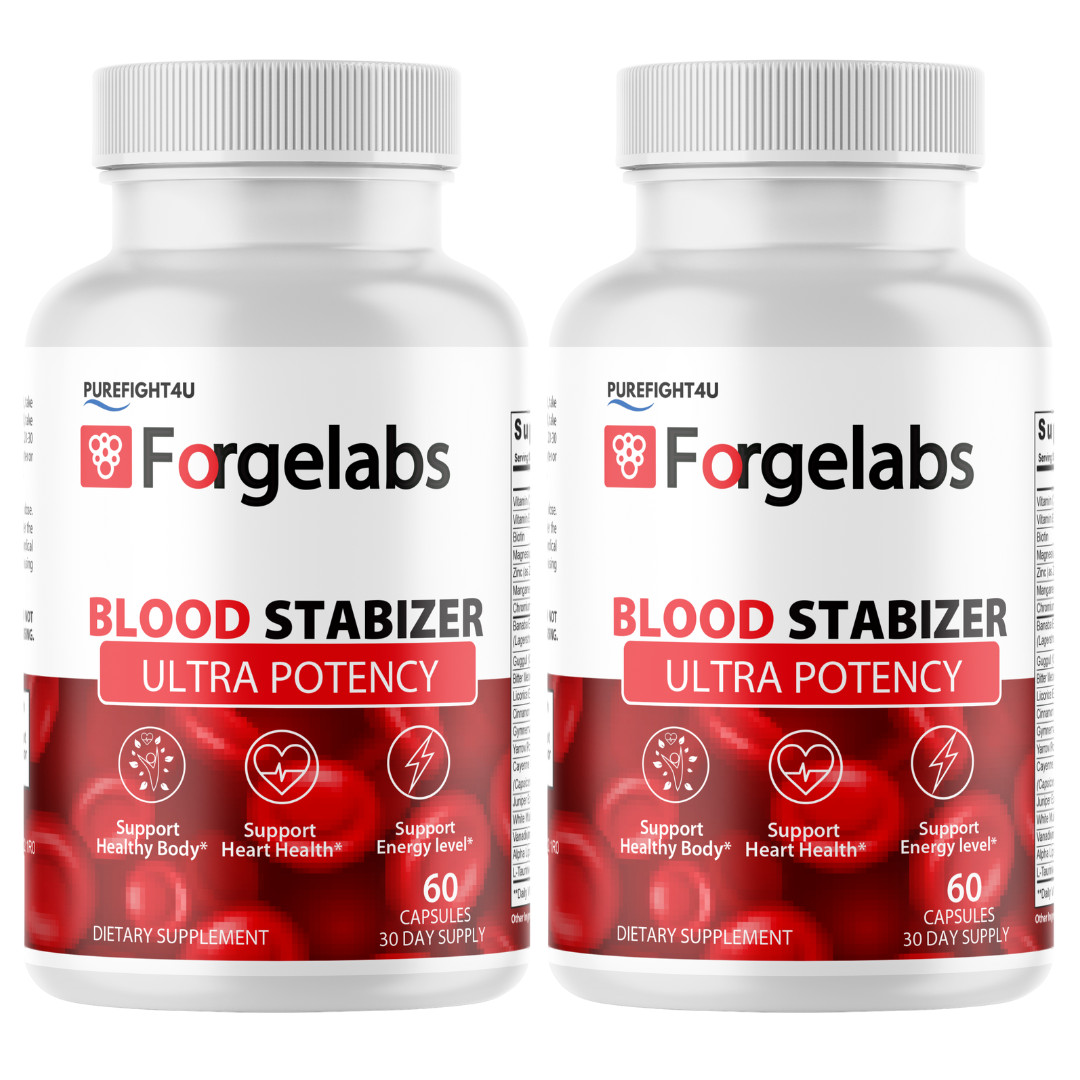Forgelabs Blood Stabilizer, Natural Blood Support Supplement – 2 Bottles