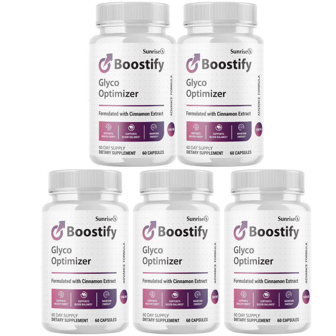 Boostify Glyco Optimizer Blood Balance Support Supplement Genuine 5 Bottles