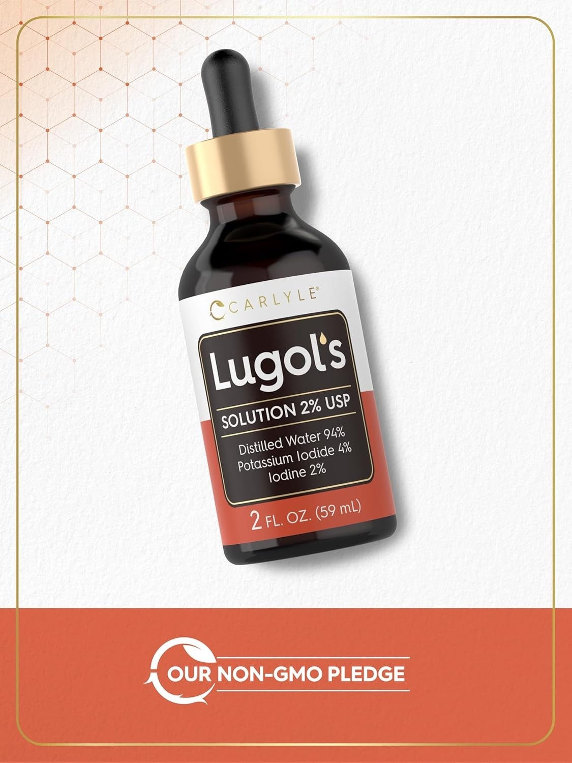 Lugols Iodine 2 Percent 2 Fl Oz Potassium Iodide and Solution