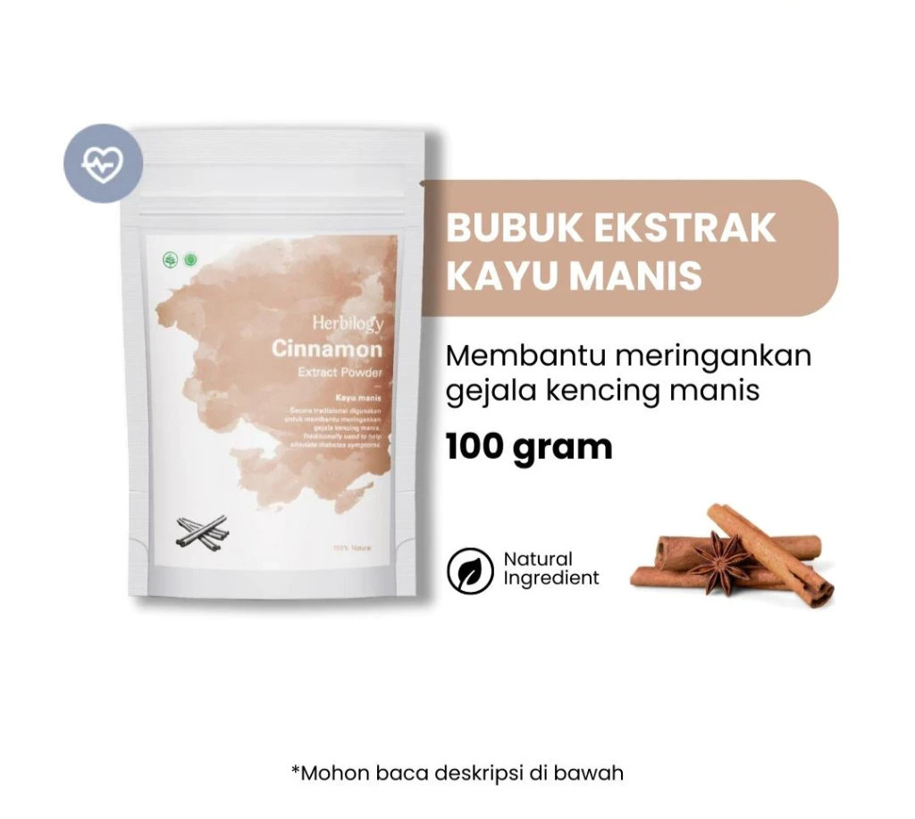 Herbilogy Cinnamon Extract Powder 100g