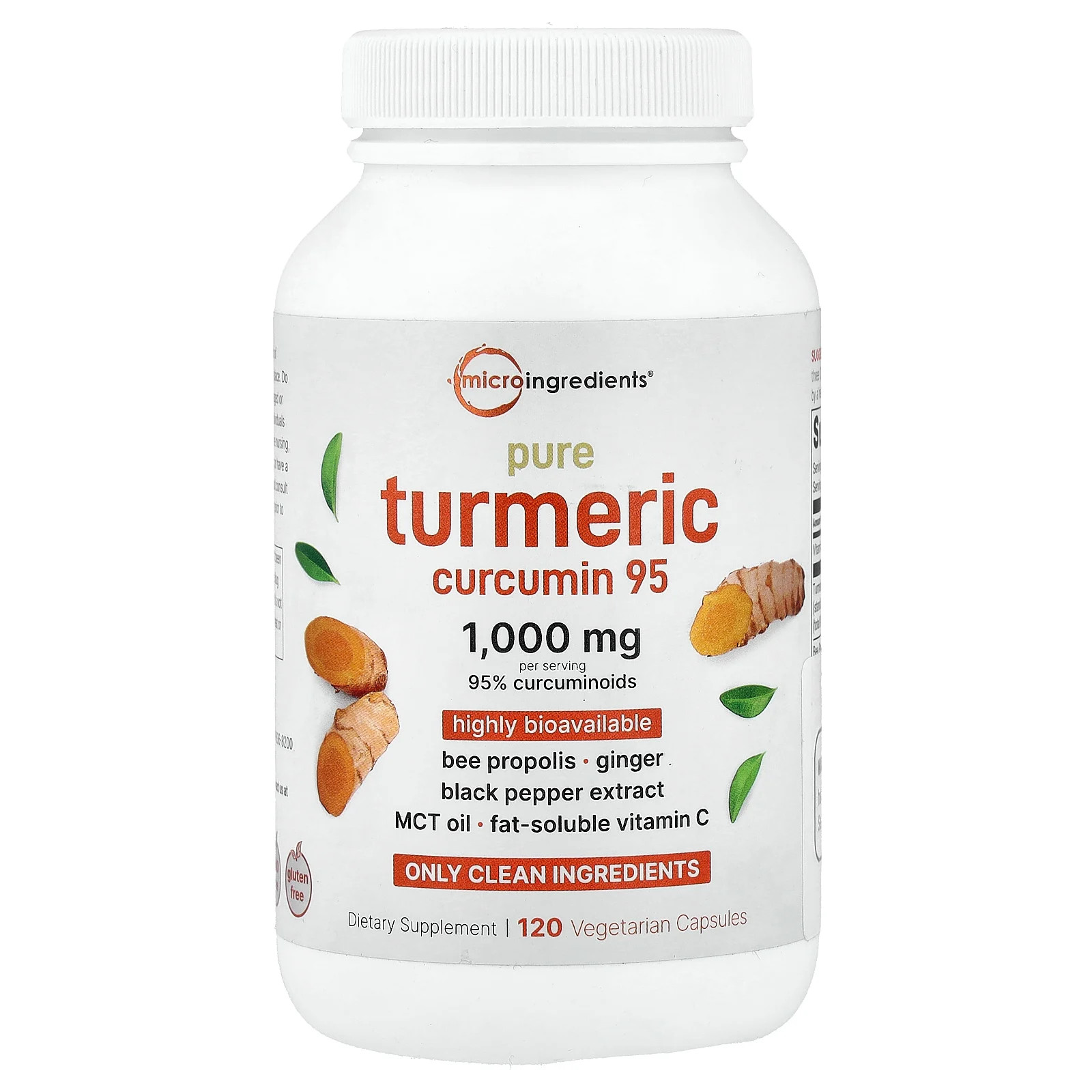 Turmeric Curcumin 95, 120 Vegetarian Capsules