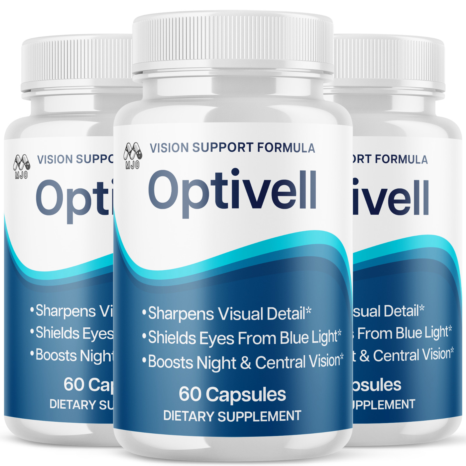 (3 Pack) Optivell Pills Advanced Vision Support Supplement Opti Vell 180 Capsule