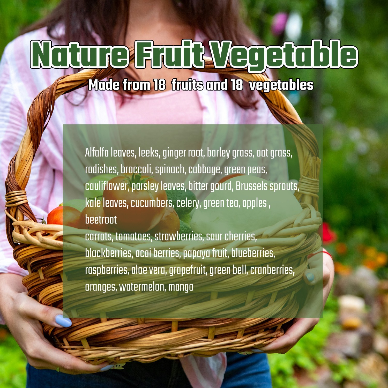 Fruits and Veggies Supplement,36 Fruits & Vegetables Support,120 Capsules