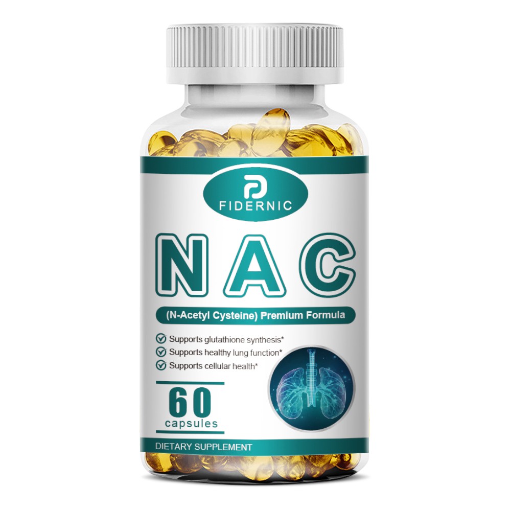 NAC (N-Acetyl Cysteine) 600mg Supports Antioxidant Detoxifying Lung Health