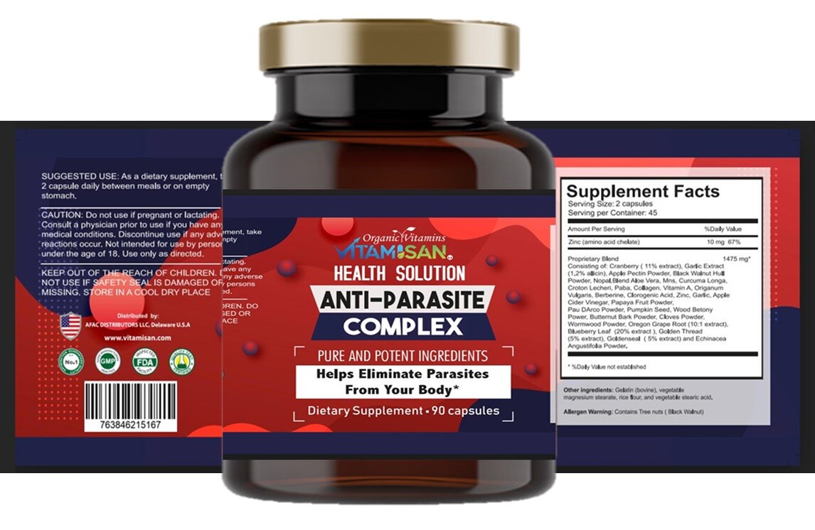 Parasite Free Detox Cleanse 180 Caps 90 days supply