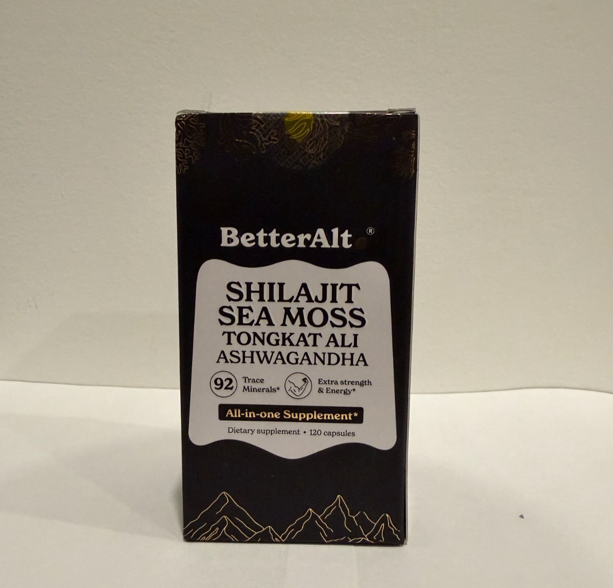 BetterAlt Sea Moss Shilajit, Maca Root, Ginkgo Biloba, Sea Moss, Ashwagandha
