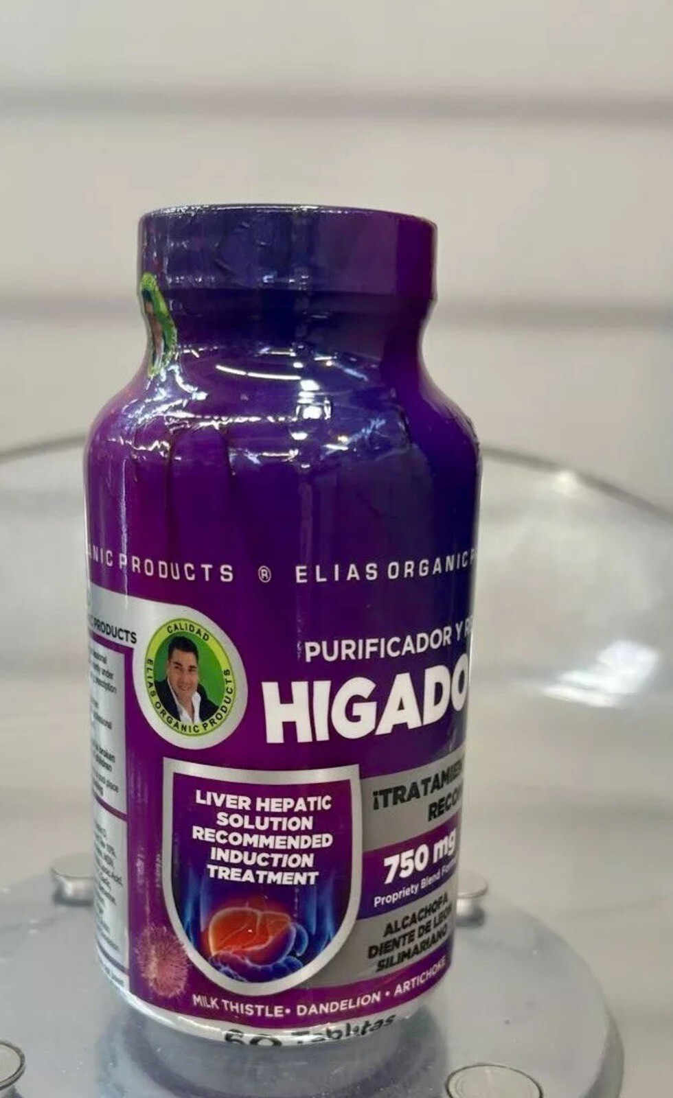 Elias Organic HIGADO GRASO 750mg 60 Tab Detox