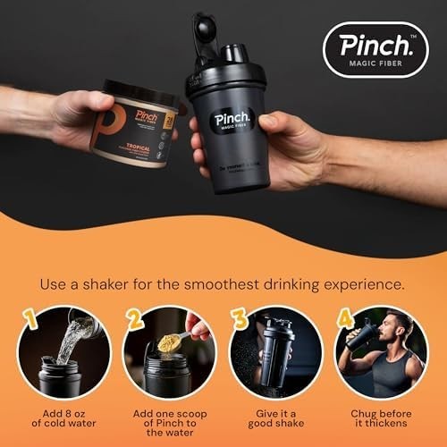 Pinch Magic Fiber Supplement Powder | Tropical Flavored Psyllium Husk Powder