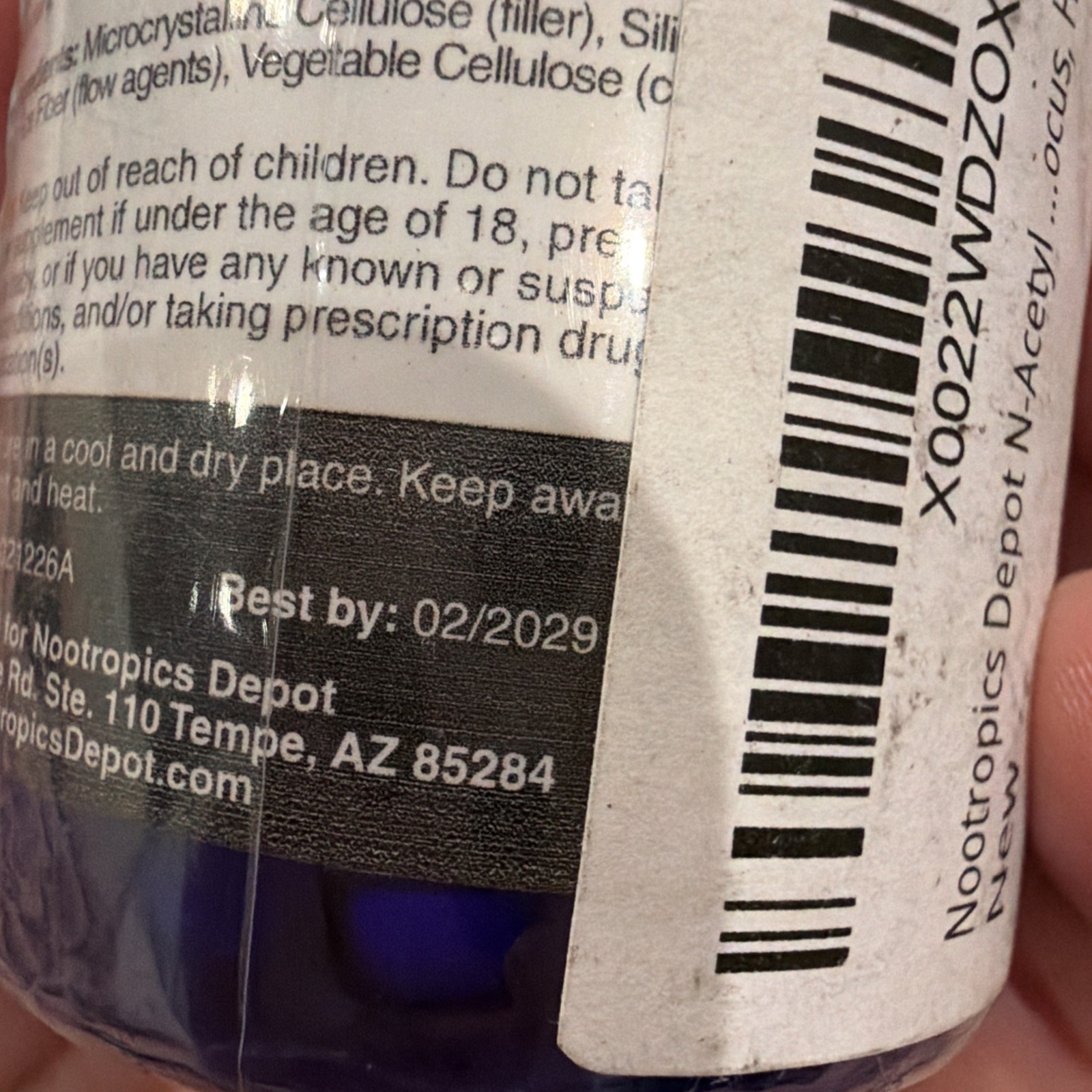 Nootropics Depot N-Acetyl L-Tyrosine 120 Capsules 350mg NALT Amino exp 02/2029