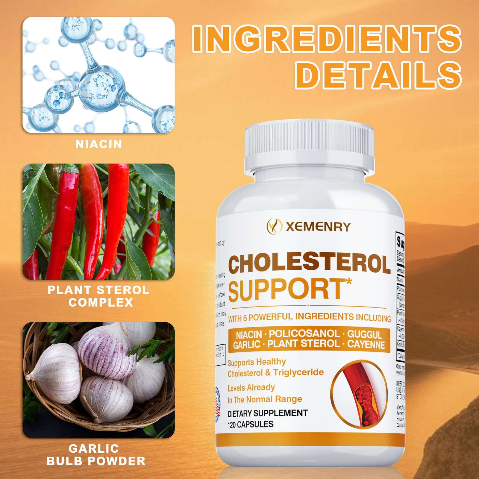Cholesterol Support – Balance Cholesterol Supplement High Cholesterol Lowering