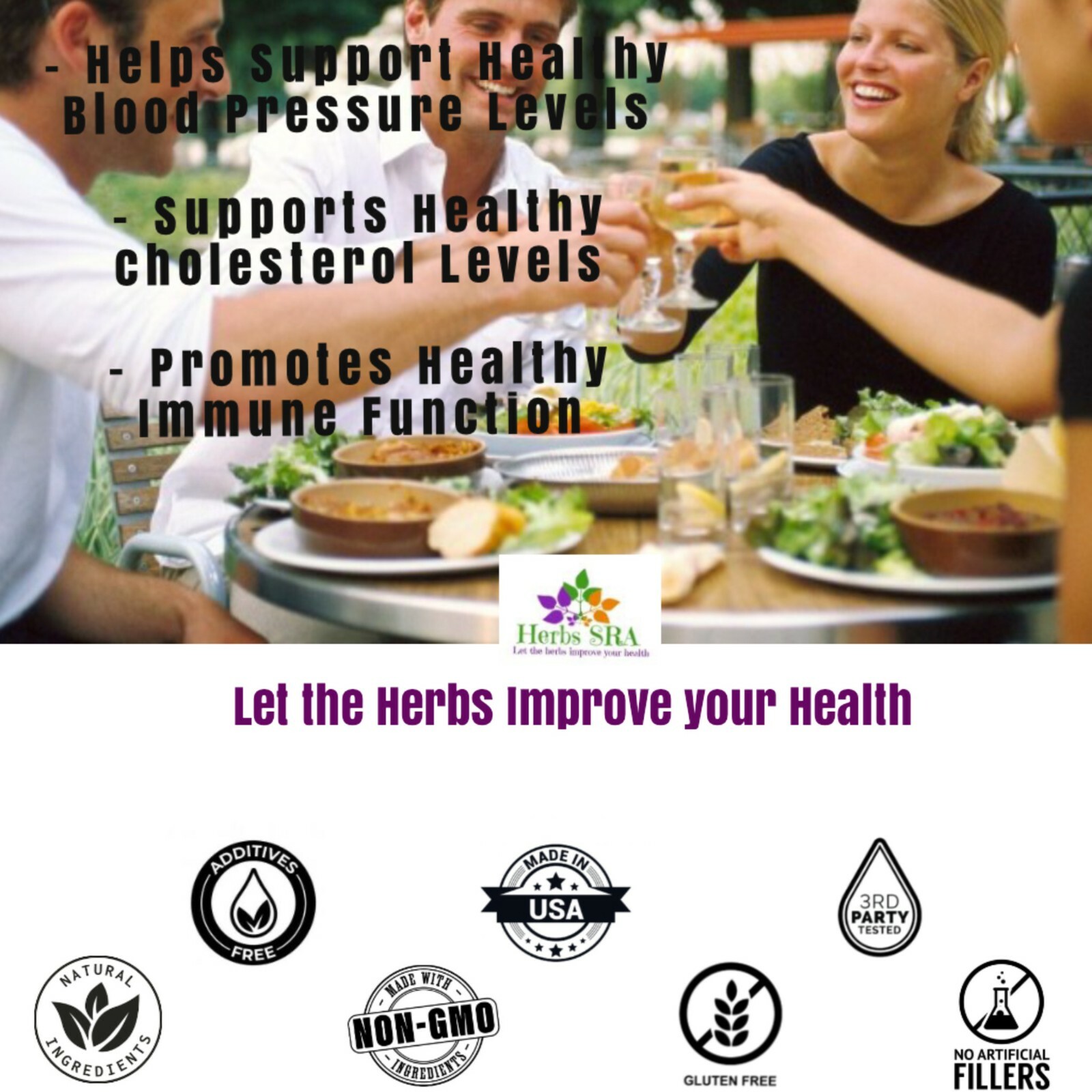 FERMENTED GARLIC, Immune Support, Black Garlic Extract, 120 Capsules, Ajo Negro.