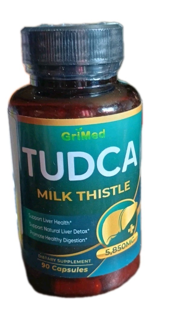 Grimed Tudca Milk Thistle Supplement – 90 Capsules – 05/2027