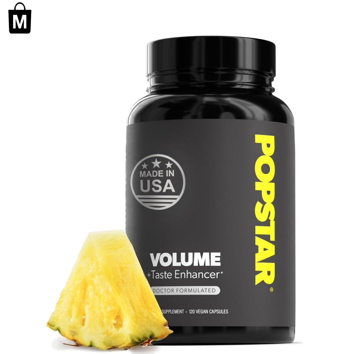 Daily Supplement for Men – Natural Zinc and L-Arginine Formula, 120 Count