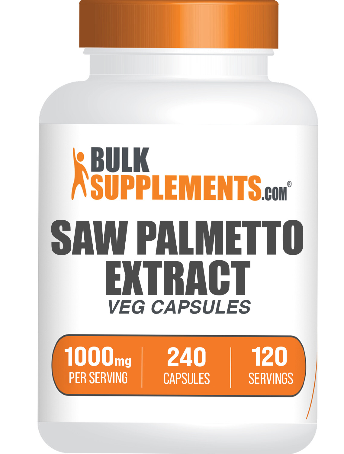 BulkSupplements Saw Palmetto Capsules – 1000mg Per Serving