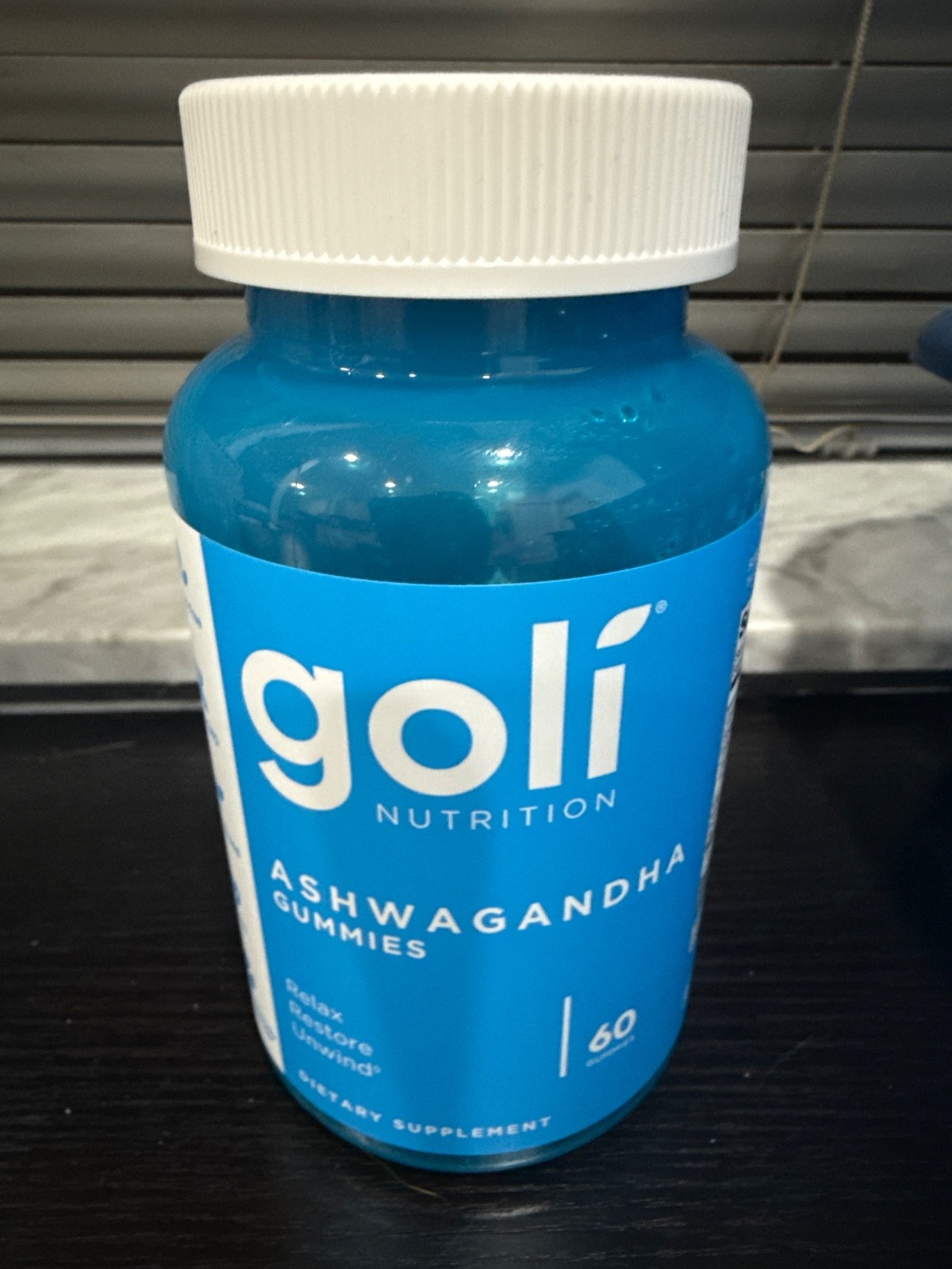 Goli Nutrition Ashwagandha Gummies – 60 Count Exp 01/2027