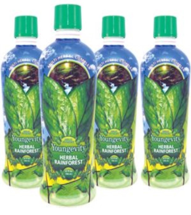 Youngevity Plan-1x Herbal Rainforest 32 fl oz 4 Pack Dr Wallach Free Shipping