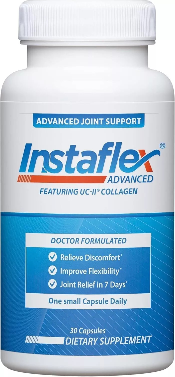 New Sealed Instaflex Advanced Joint Support Supplement 30 Capsules Exp 10/26