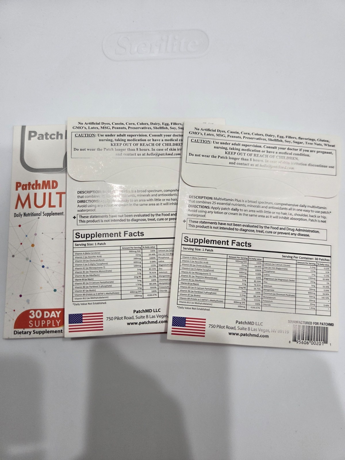 90 Day Supply Original PatchMD Multivitamin Plus Topical Patch 90 Patches