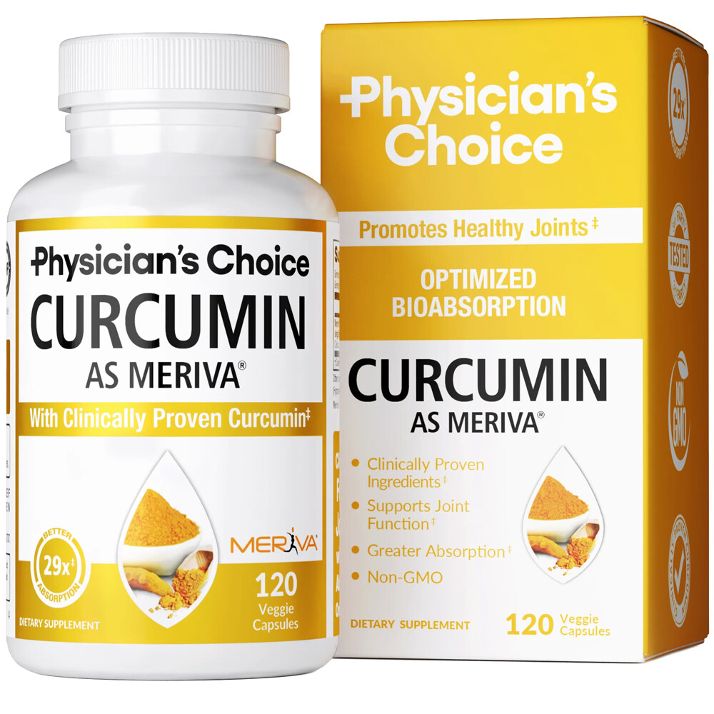 Curcumin 500mg 120 Caps – 29x Better Absorption for Joint & Digestive Health