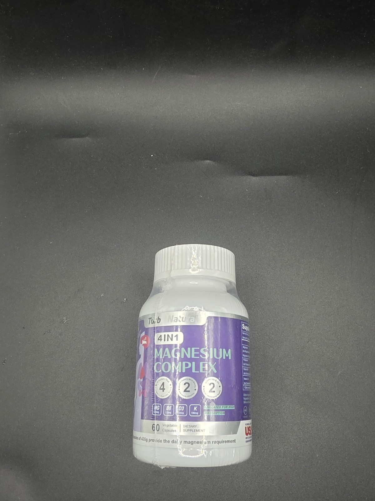 420 Mg Magnesium Bisglycinate L-Threonate Amino Acid Chelated Supplement 10/26