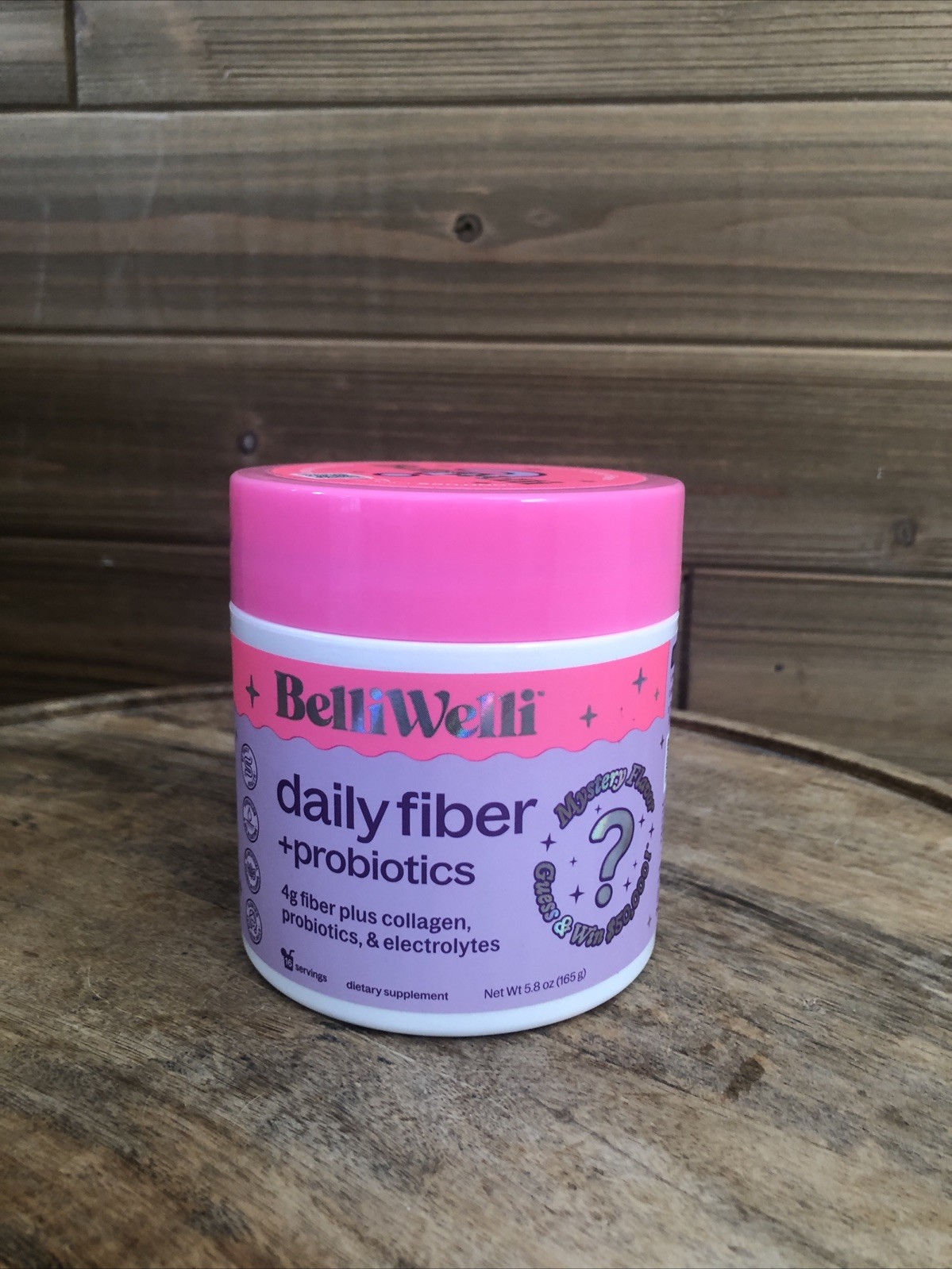 BelliWelli Daily Fiber Supplement – Mystery Flavor, 5.8 oz – Exp 4/27