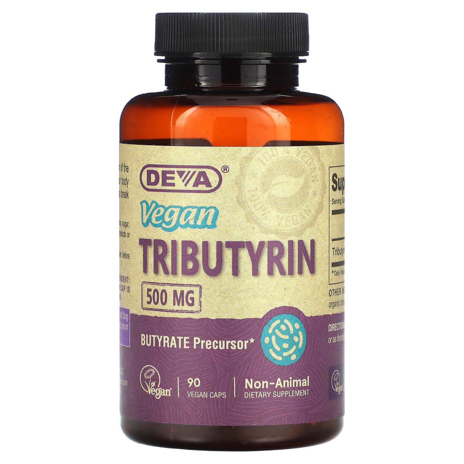 Vegan Tributyrin, 500 mg , 90 Vegan Caps