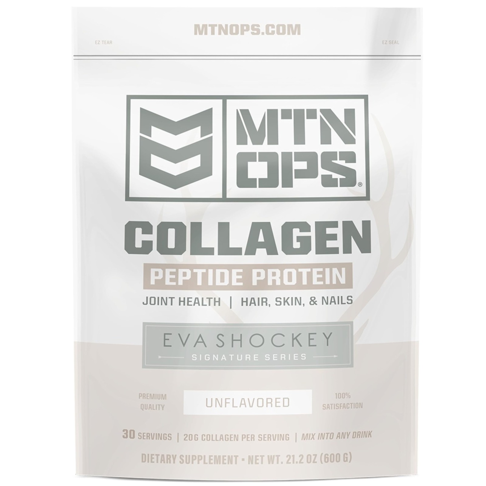 MTN OPS Collagen Peptide Protein Powder by Eva Shockey’s Signature Series, 20…