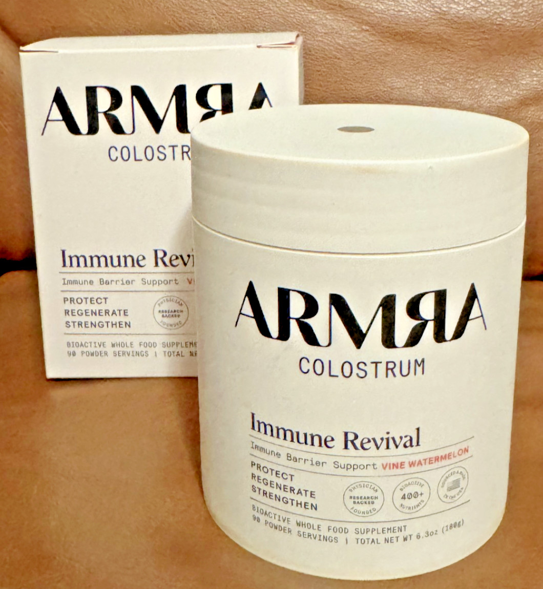 ARMRA Colostrum Immune Revival Vine Watermelon Powder 90 Servings – 6.3 oz. New