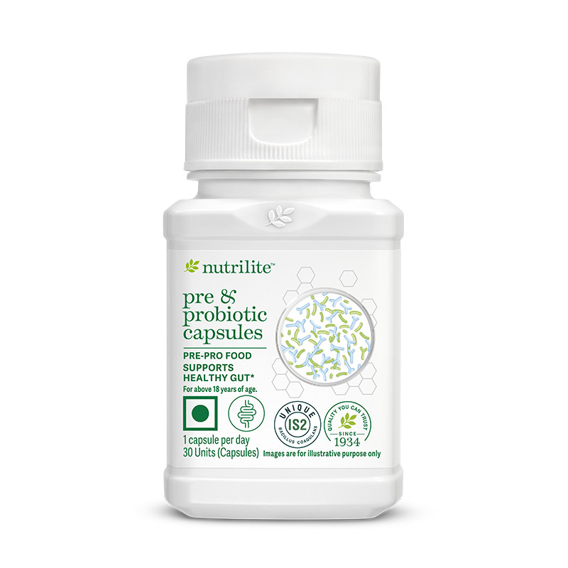 NUTRILITE® Gut Balance Capsules with Prebiotic Fiber & 2B CFU Probiotics 30 Tabs