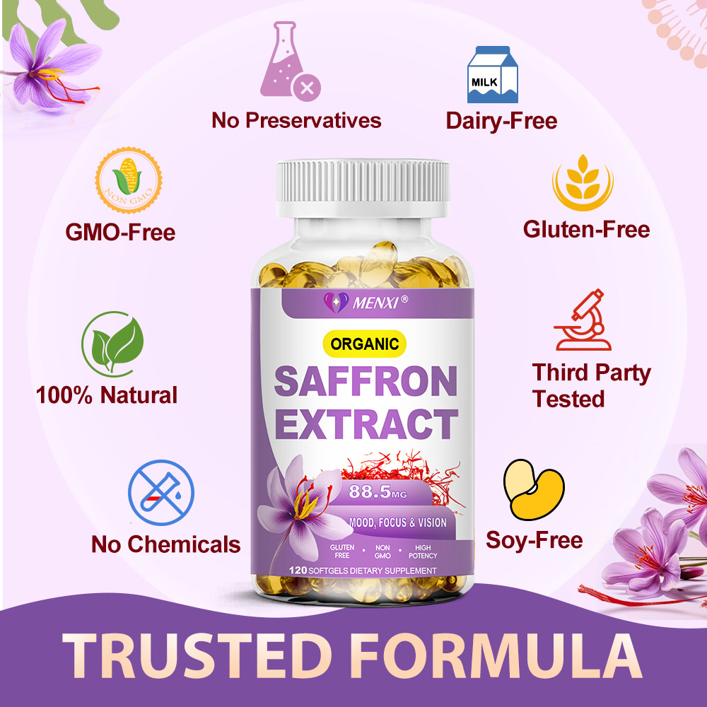 Saffron Extract 120 Capsules – Metabolism Booster & Natural Appetite Suppressant