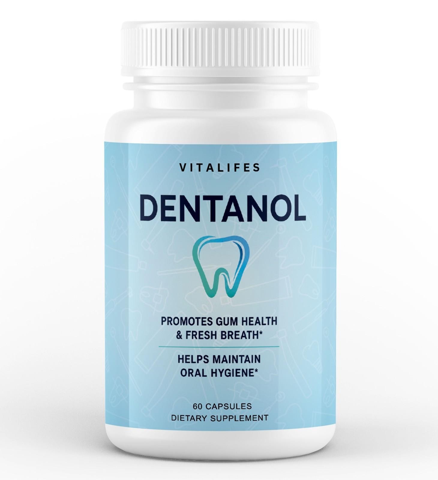 (5 Pack) Dentanol Oral Probiotic Support for Healthy Teeth & Gums 300 Capsules