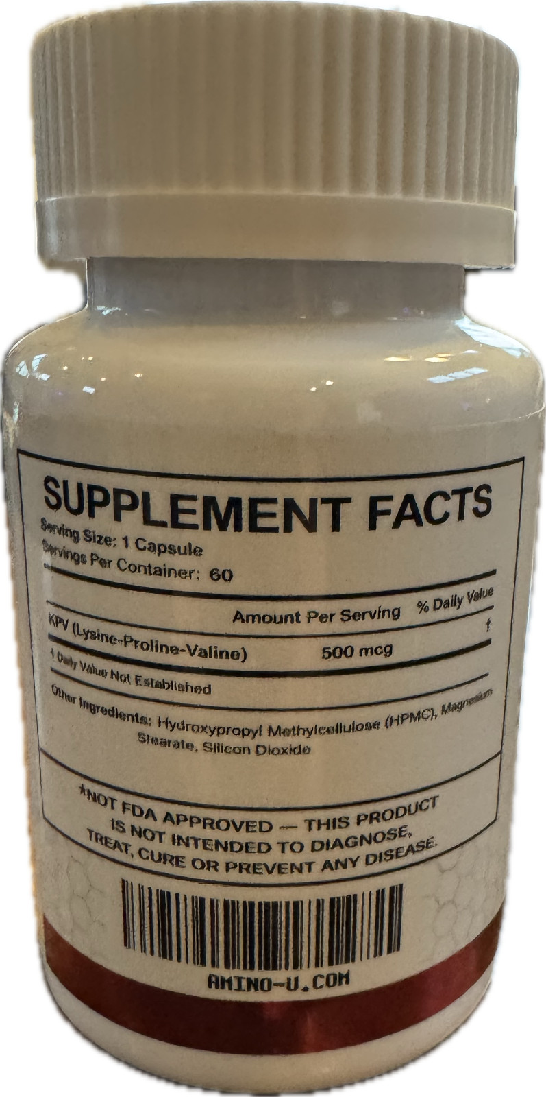 KPV 500mcg x 60 Capsules 3rd party tested-BONUS GIFT IF YOU BUY 2 OR MORE