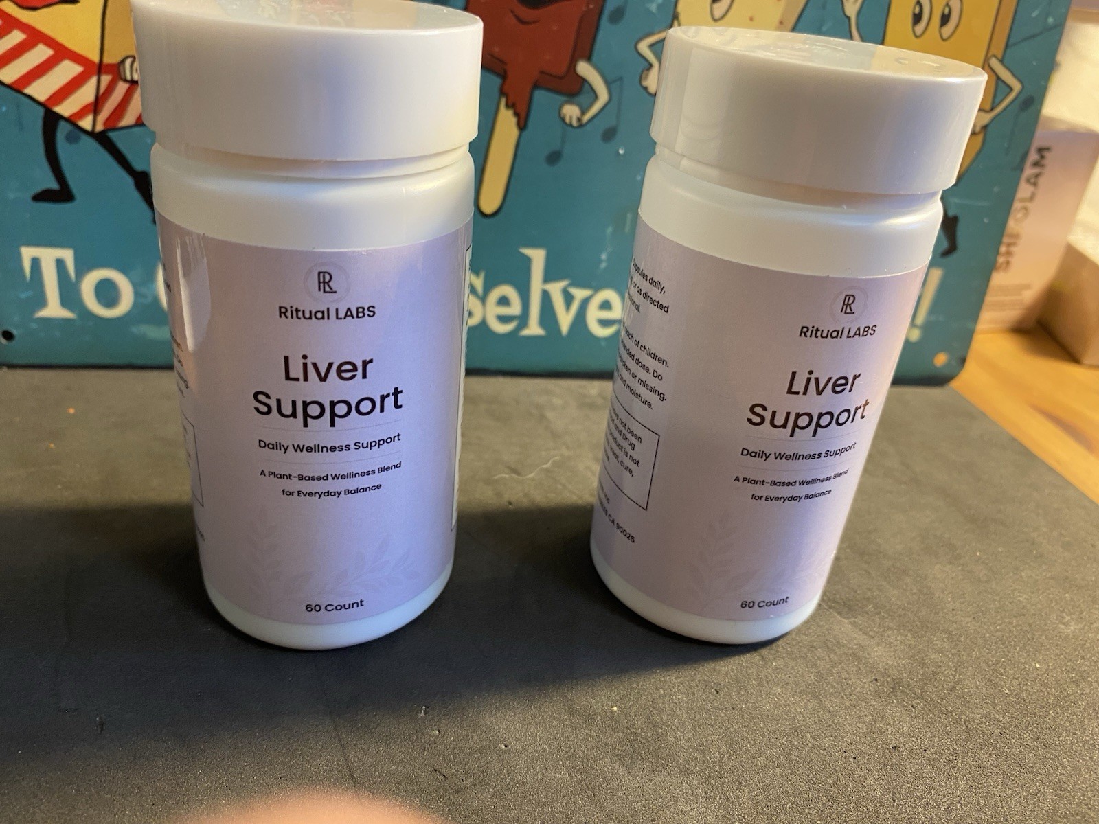 Vegetarian Capsules Supports Healthy Liver Supplement Ritual Labs Lot Of 2