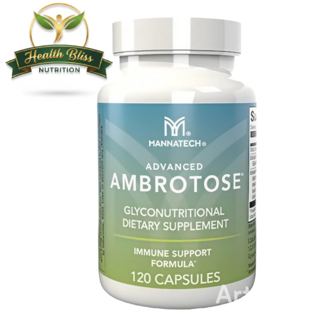 Mannatech Advanced Ambrotose Capsules 120 Count | Dietary Supplement