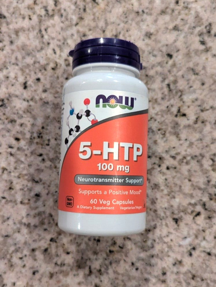 Now Foods 5-HTP 100mg 60 VegCap exp 02/2029