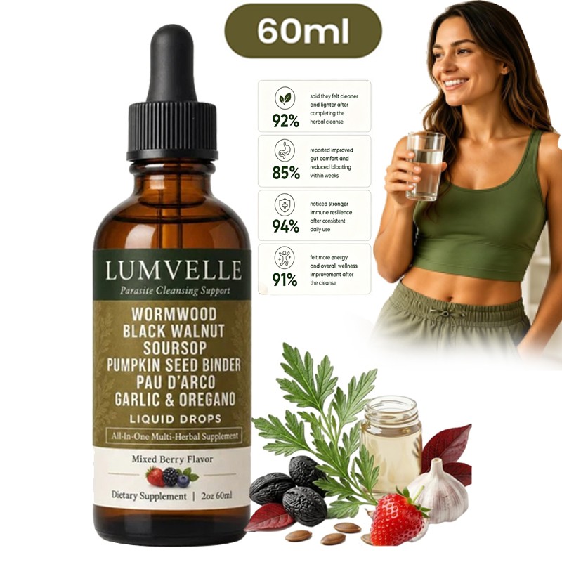 5x LUMVELLE Wild Harvested Wormwood Herbal Liquid Botanical Supplement Drops
