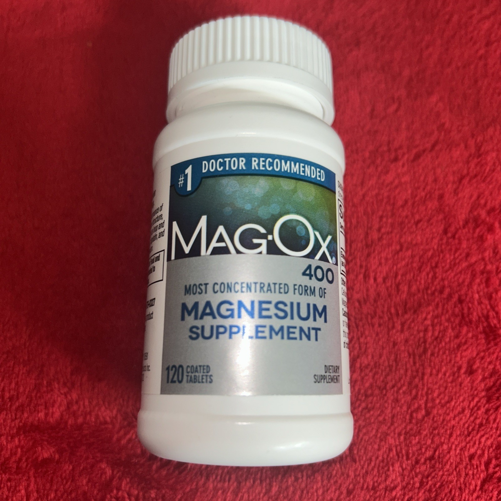 Mag-Ox 400 Magnesium, 483 mg Magnesium Oxide – 120 Tablets 09/26