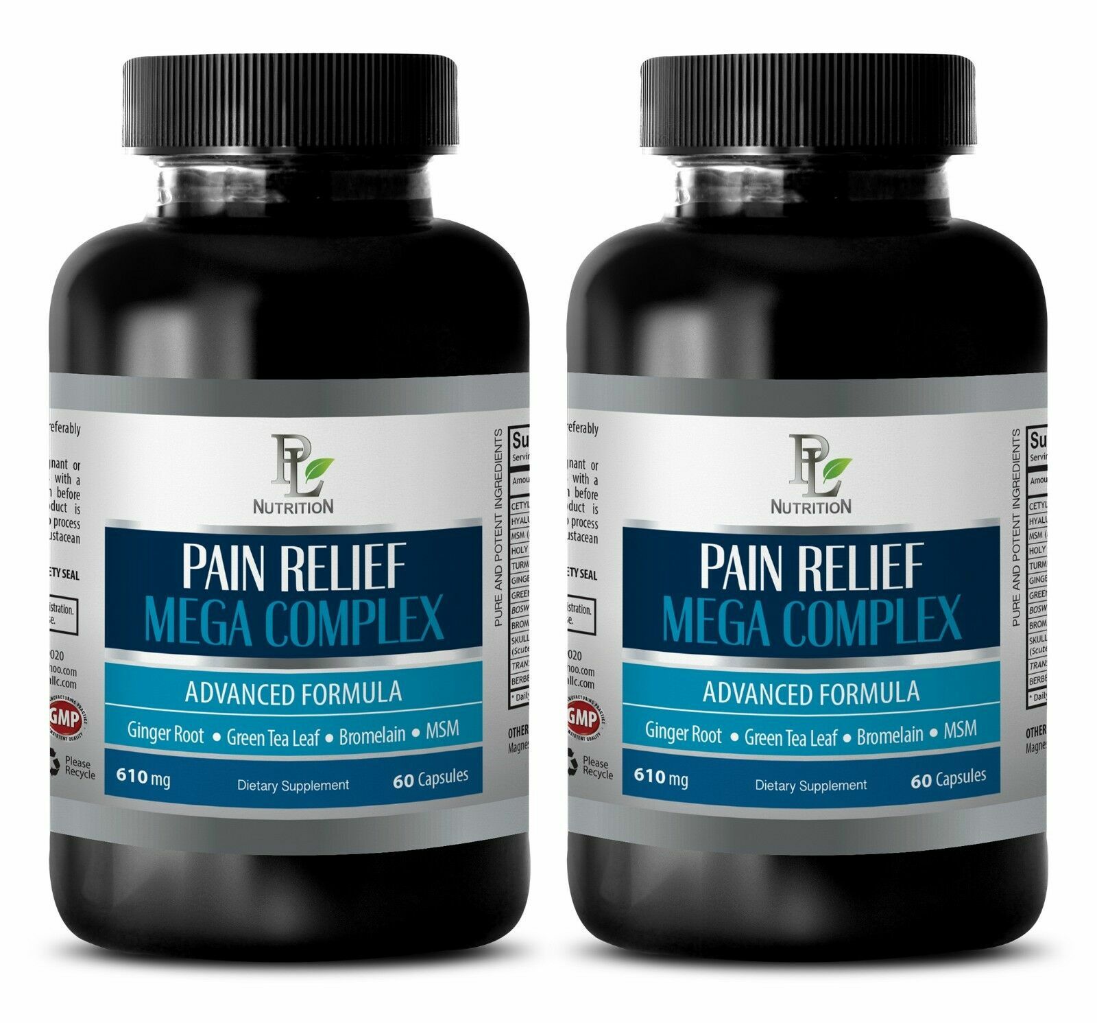 muscle pain – PAIN RELIEF MEGA COMPLEX 610MG – body relax 2 Bottles 120 Capsules