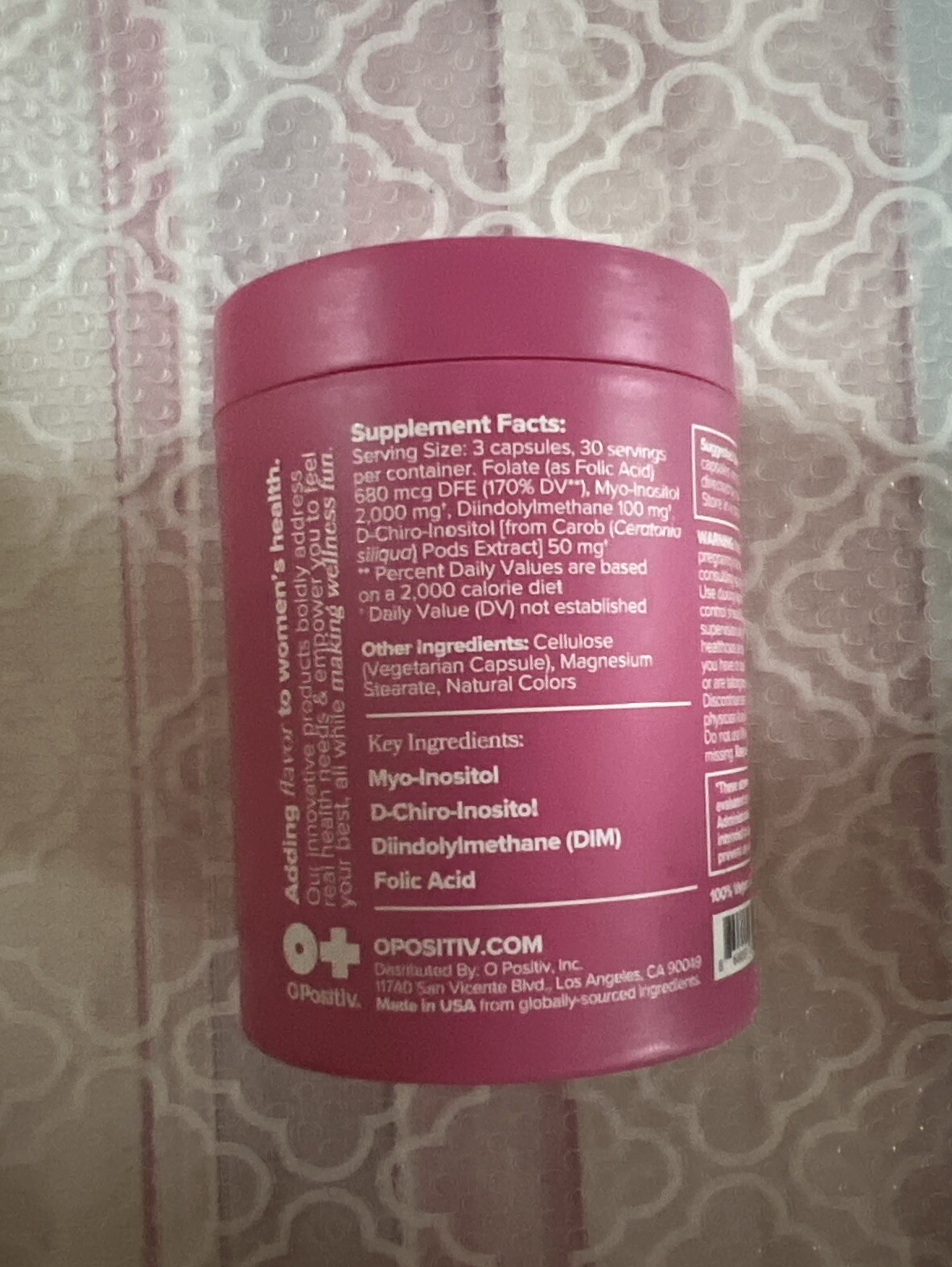 FLO Ovarian Support Health Hormone Balance 90 VegCaps Exp 08/25
