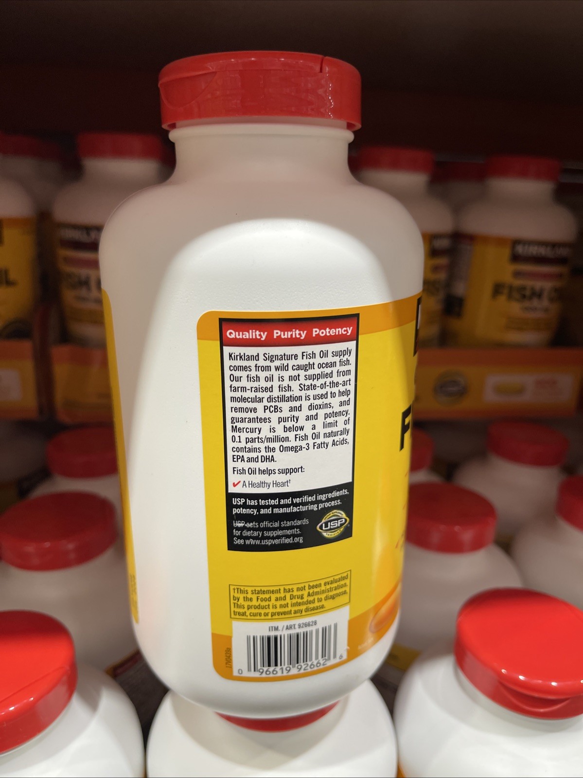 Kirkland Signature Fish Oil 1000 mg., 400 Softgels EXP 08/2027