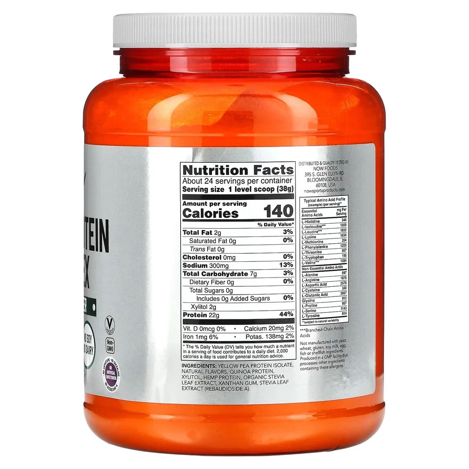 2 X , Sports, Plant Protein Complex, Creamy Vanilla, 2 lbs (907 g)