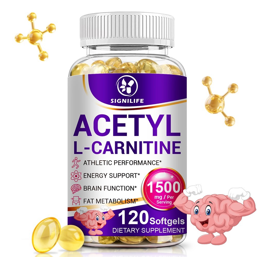 ACETYL L-CARNITINE TABLETS Nervous System Health Antioxidant 120 CAPSULES-