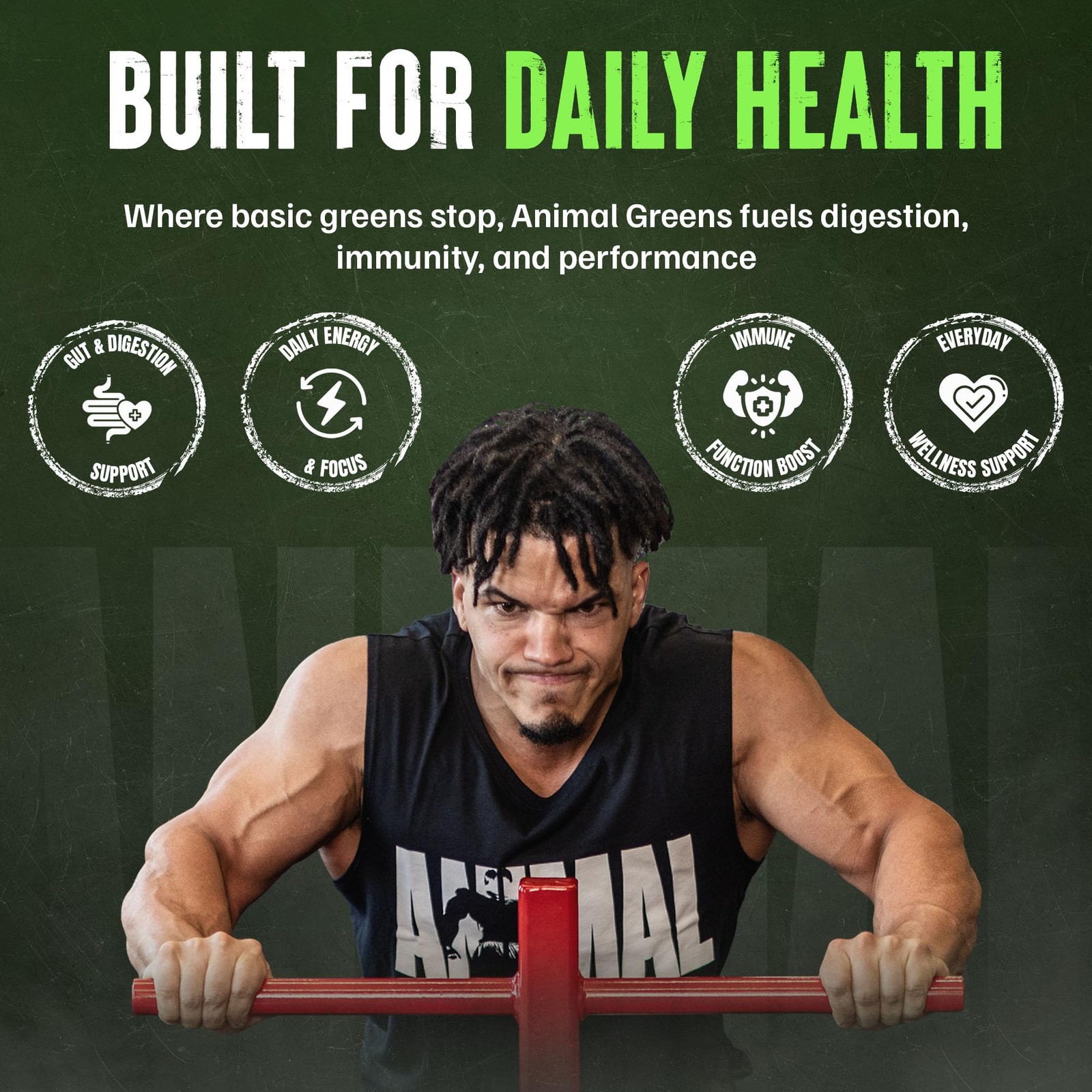 Animal Daily Greens Pill Packs – Kale, Wheat 30 Count (Pack of 1), Green