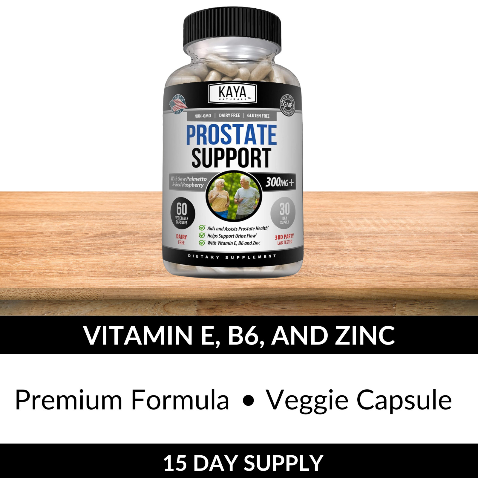 Prostate Support – Saw Palmetto – Reduce Frequent Urination, Stamina supplement