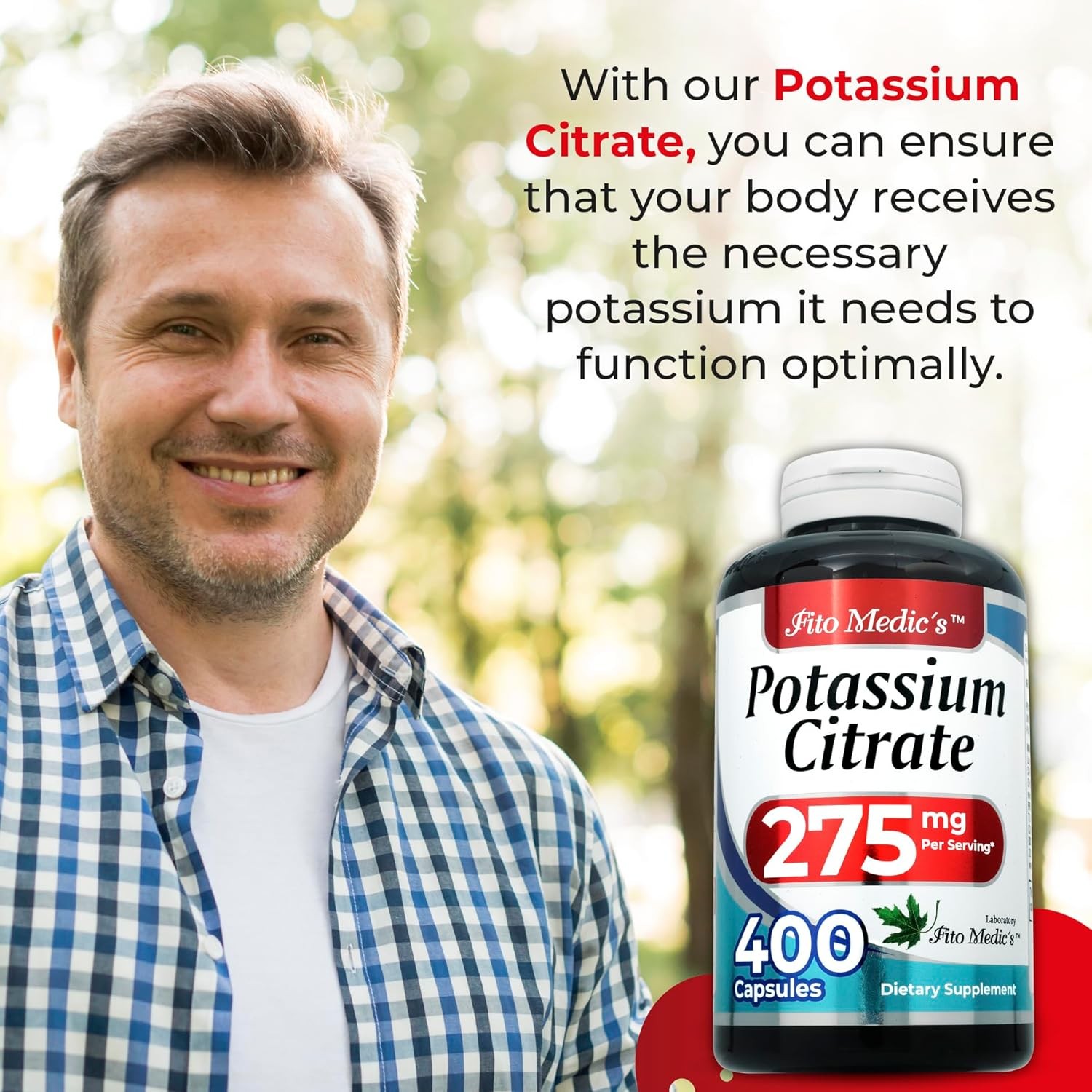 Lab | Potassium Citrate |400 Capsules |275 mg| 400 Count (Pack of 1)