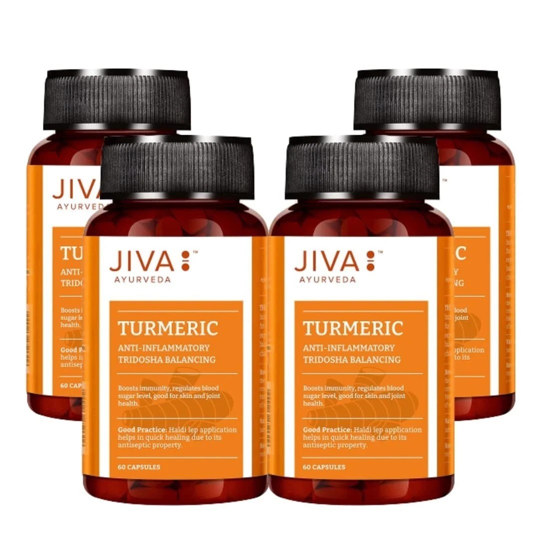 Turmeric Capsules | Boosts Immunity & Promotes Healthy Skin ( pack of 4 ) R862